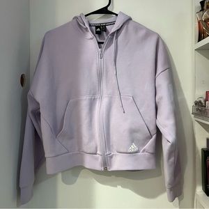 Adidas purple sweater size M